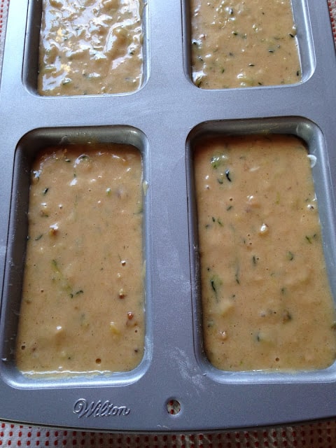 Mini Sourdough Zucchini Bread mini sourdough zucchini