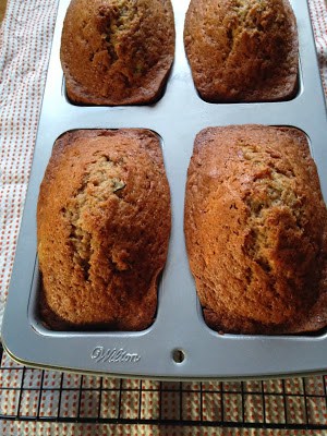 Mini Sourdough Zucchini Bread mini sourdough