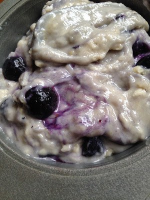 Sourdough Blueberry Muffins