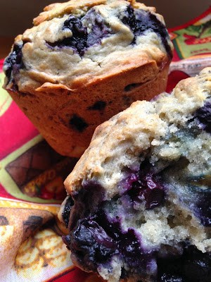 Sourdough Blueberry Muffins sourdough blueberry muffins
