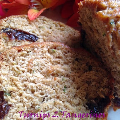 Zucchini Nut Prune Bread