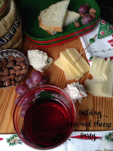 Holiday Wine and Cheese Party holiday wine