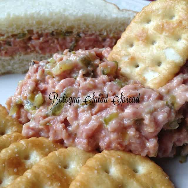 Pickled Bologna bologna salad spread