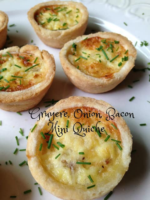 Gruyere Onion and Bacon Quiche gruyere