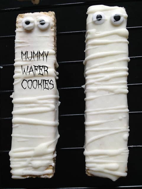 Mummy Wafer Cookies mummy