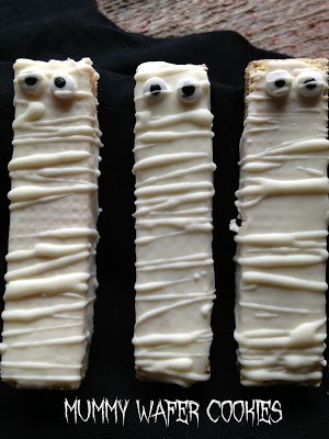 Mummy Wafer Cookies mummy