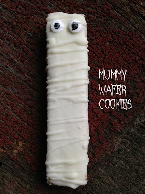 Mummy Wafer Cookies mummy