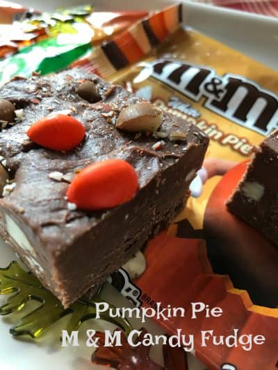 pumpkin pie m & m candy